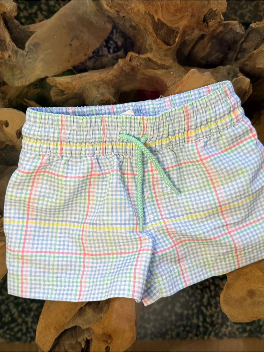 The Beaufort Bonnet Company Plaid Swim Trunks